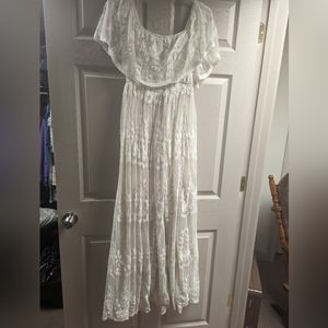 Off the Shoulder Lace Maxi Vici Dolls